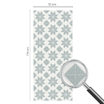 Colored window film stained glass Geometric stars