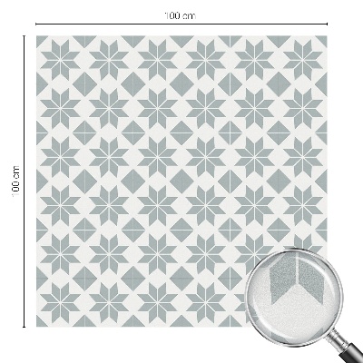 Colored window film stained glass Geometric stars