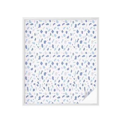 Patterned window film Blue patterns