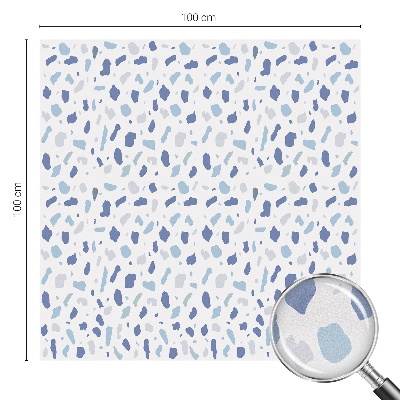 Patterned window film Blue patterns