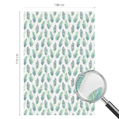 Privacy window film Tropical leaves