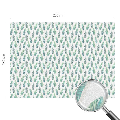 Privacy window film Tropical leaves