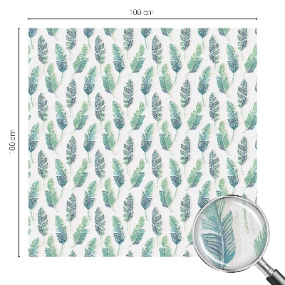 Privacy window film Tropical leaves