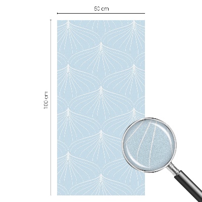 Opaque window film stained glass style Harmonious fans