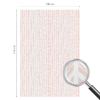 Patterned window film Pastel herringbone