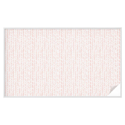 Patterned window film Pastel herringbone