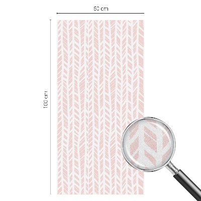Patterned window film Pastel herringbone