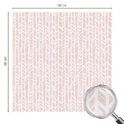 Patterned window film Pastel herringbone