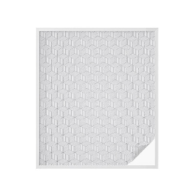 Frosted glass film stained glass effect Hexagonal solids