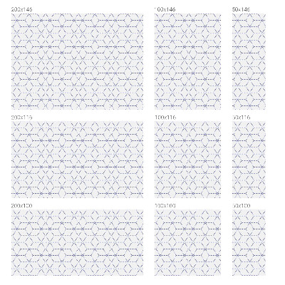 Opaque window film stained glass style Purple rhombuses