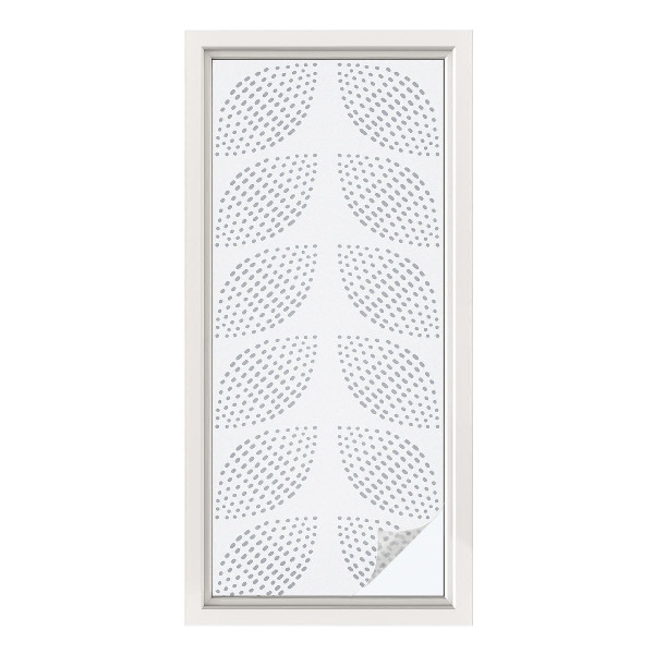 Privacy window film Dotted leaves