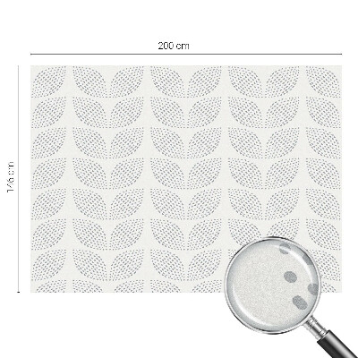 Privacy window film Dotted leaves
