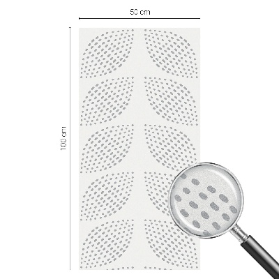 Privacy window film Dotted leaves