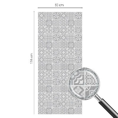 Frosted glass film stained glass effect Geometric elegance