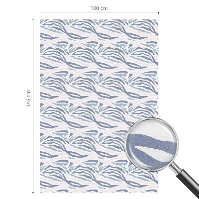 Privacy window film Zebra pattern