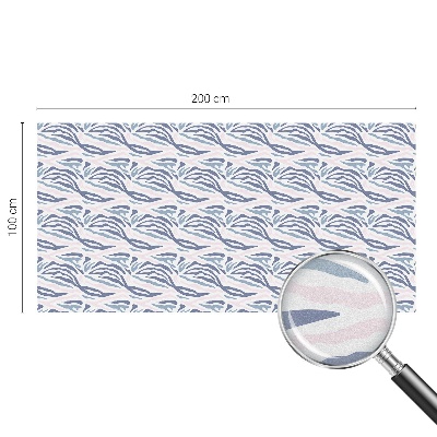 Privacy window film Zebra pattern