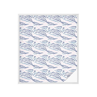 Privacy window film Zebra pattern