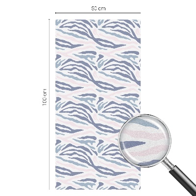 Privacy window film Zebra pattern