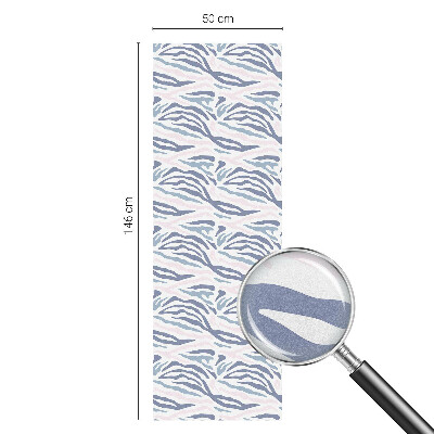 Privacy window film Zebra pattern