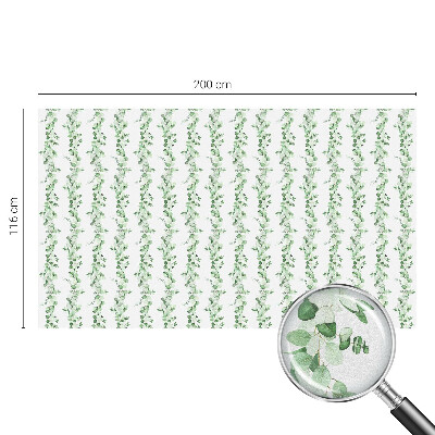 Patterned window film Green garlands