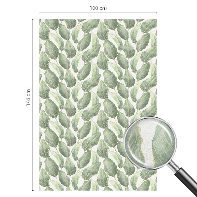 Privacy window film Green leaves