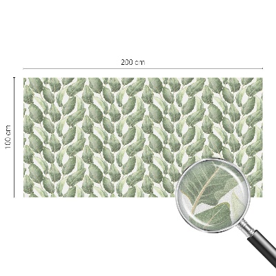 Privacy window film Green leaves