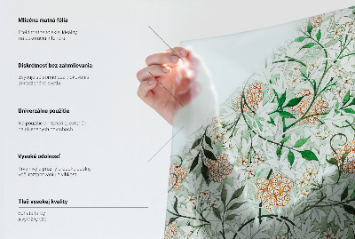 Privacy window film Green leaves