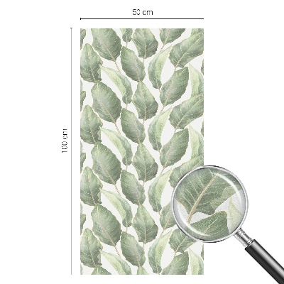 Privacy window film Green leaves