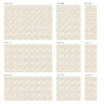 Patterned window film Arrow pattern