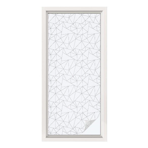 Colored window film stained glass Geometric patterns