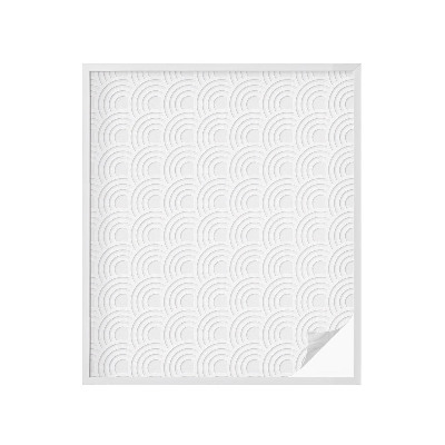 Opaque window film stained glass style Gray arches