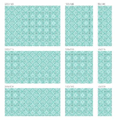 Frosted glass film stained glass effect Classic pattern