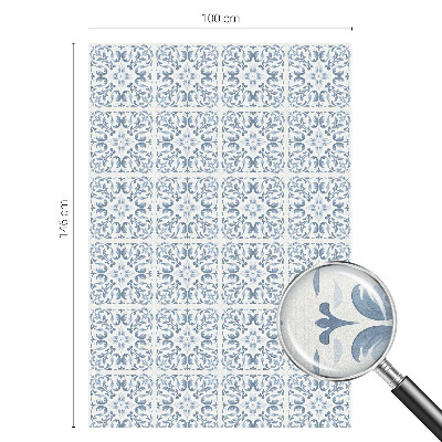 Patterned window film Floral ornaments