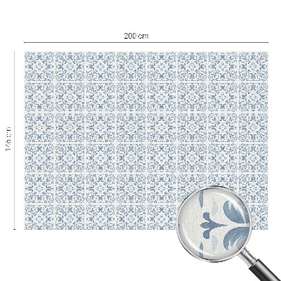 Patterned window film Floral ornaments