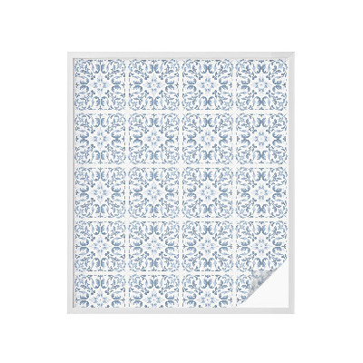 Patterned window film Floral ornaments