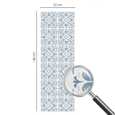 Patterned window film Floral ornaments