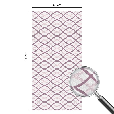 Patterned window film Oval shapes
