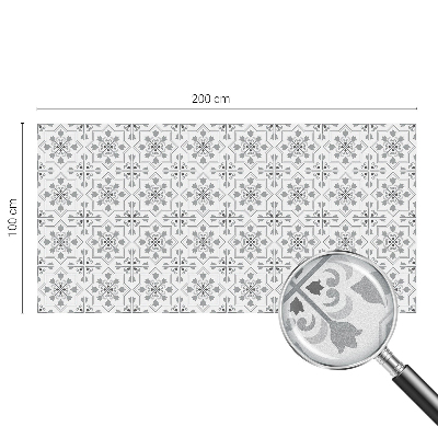 Colored window film stained glass Symmetrical ornaments