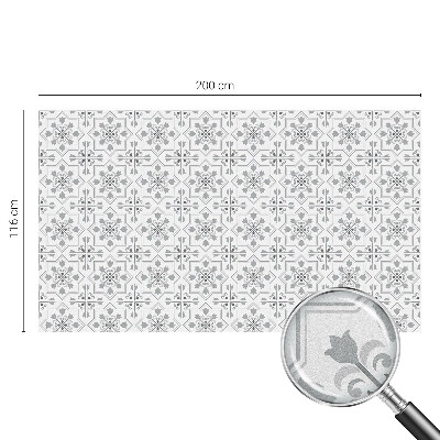 Colored window film stained glass Symmetrical ornaments