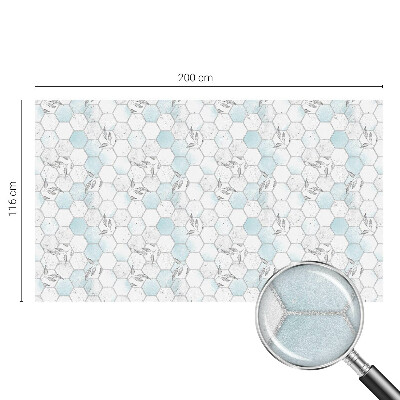 Frosted glass film stained glass effect Leaf tiles