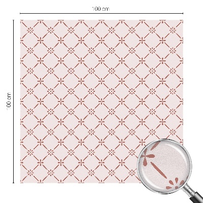 Colored window film stained glass Floral patterns