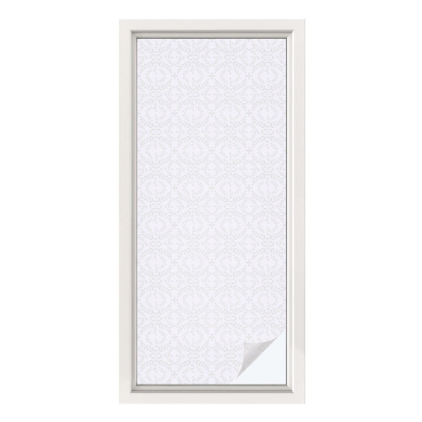 Frosted glass film stained glass effect Plant symmetry