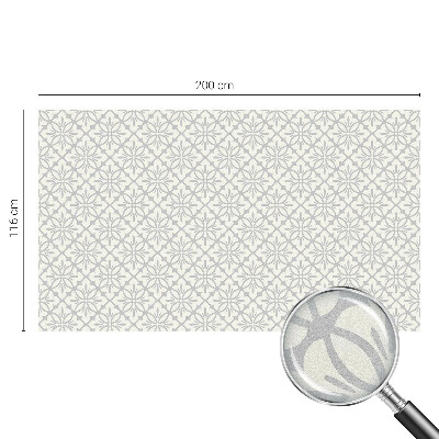 Privacy window film Floral rosettes