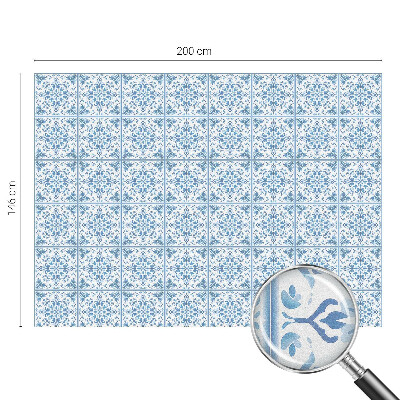 Colored window film stained glass Floral ornaments