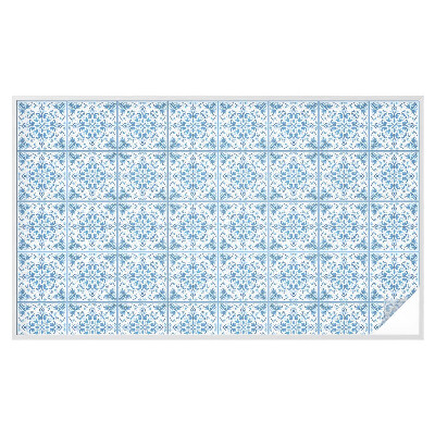 Colored window film stained glass Floral ornaments