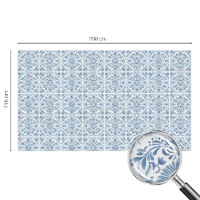 Patterned window film Floral ornament