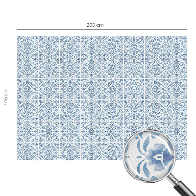 Patterned window film Floral ornament