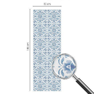 Patterned window film Floral ornament