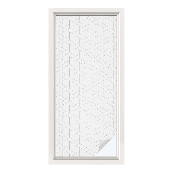 Patterned window film Geometric braid