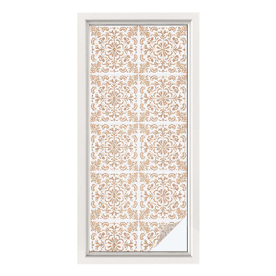 Frosted glass film stained glass effect Classic ornament